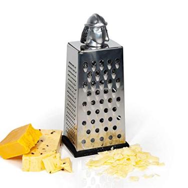 Imagem de Fritadeira de queijo das Tartarugas Ninja, Triturador de Queijo | Fatiador de Queijo de Cozinha em Aço Inoxidável Oficial TMNT