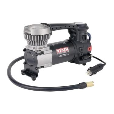Imagem de VIAIR Compressor de ar portátil de inflador de pneu 85P - 00085 para carro, caminhão e SUV 12V On/Offroad bomba de ar compressor de ar portátil resistente 60 PSI, plugue de cigarro, mandril giratório