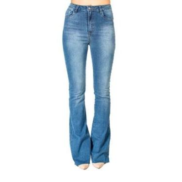 Imagem de Calça Jeans Flare Barra Desfiada Handbook-Feminino