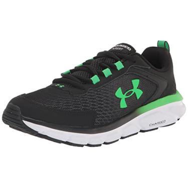Imagem de Under Armour Men's Charged Assert 9 Running Shoe, (008) Black/Extreme Green/Extreme Green, 11.5