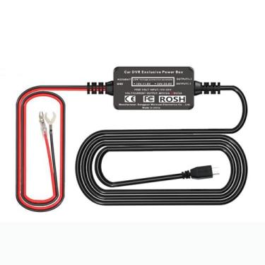 Imagem de Kit de cabo micro USB Dash Cam para Cobra SC 201 SC200D SC100, modo de estacionamento e detecção de movimento Garmin, 4,5 m