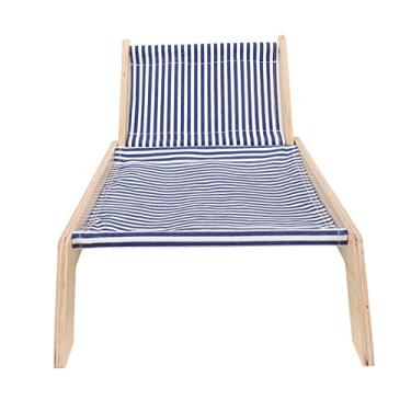 Imagem de Cadeira de Sisal para Gatos, Cama para Gatos Ao Ar Livre Cama Elevada para Gatos Cadeira de Gato Respirável Cadeira de Balanço Com Estrutura de Madeira Cama Elevada para Gatinhos