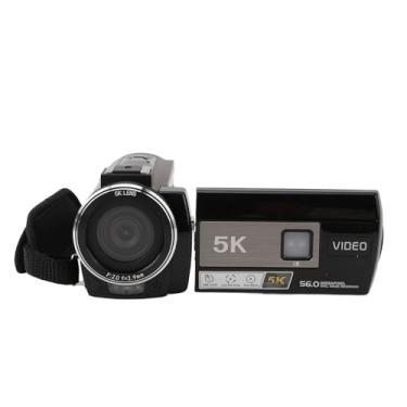 Imagem de Câmera de Vídeo, Filmadora de Visão Noturna HD 5K Com Controle Remoto e Suporte Portátil para Micro Filmes