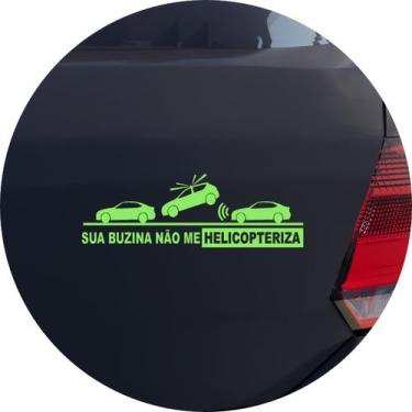 Imagem de Adesivo de Carro Sua Buzina Não Me Helicopteriza - Melhor Adesivo, Ver