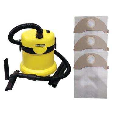 Imagem de Kit Com 12 Sacos Descartáveis Aspirador De Pó Karcher A2003 / A2004 - 