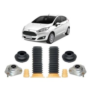 Imagem de Kit Batente Amortecedor Dianteiro New Fiesta 11 / ... - Qualykits