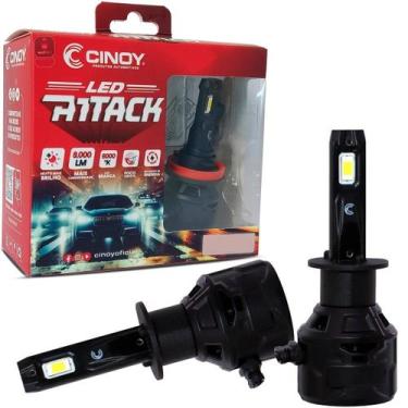 Imagem de Lâmpada Super Led Cinoy Attack 6000k H1 60W 8000Lm 