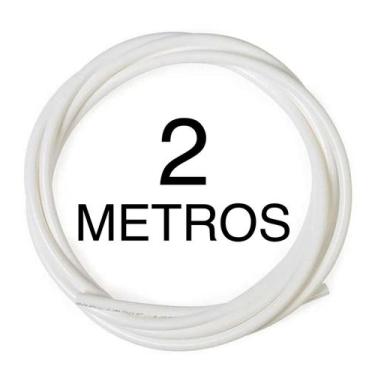 Imagem de Mangueira Para Filtro Purificador Bebedouro 1/4 - 2 Metros (Branca) - 
