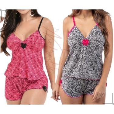 Imagem de Baby Doll Lindo Conjunto Baby Doll Roupa De Dormir Pijama - Prime Ling