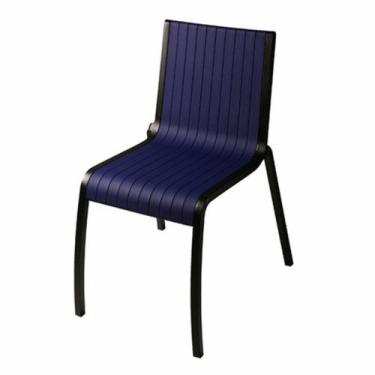 Imagem de Cadeira Azul Escuro Design Moderno Primeira Linha - LUXdécor