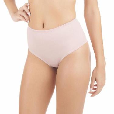 Imagem de Calcinha Cinta Duloren 114714 Alta com Reforço Frontal, Castanha, 44