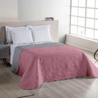 Imagem de Cobre Leito Queen Tropical Rosé Casaborda 1 peça