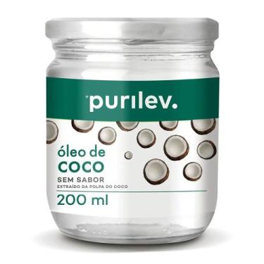 Imagem de Óleo de Coco Sem Sabor Purilev 200ml