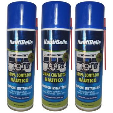 Imagem de Limpa Contato NautiBelle 300 Ml Barco Lancha JetSki C/ 3 Un