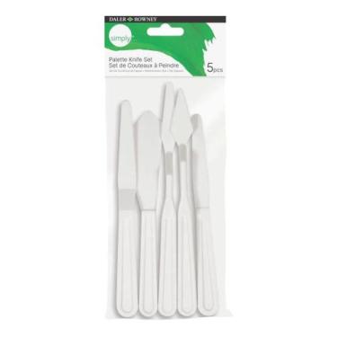 Imagem de Espátula Plástica Simply Kit com 5 Unidades Daler Rowney - DALER & ROW
