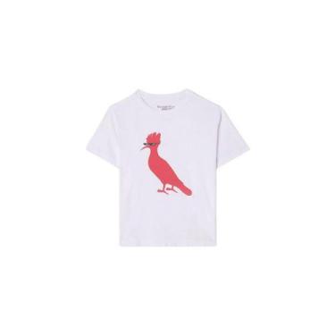 Imagem de Camiseta Infantil Pica-Pau Meme Reserva Mini, Branco, 08