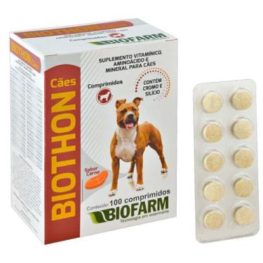 Imagem de Suplemento Vitamínico, Aminoácido e Mineral Biothon Para Cachorros - 1