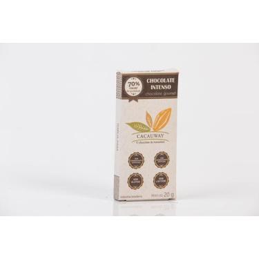 Imagem de Tablete chocolate  Cacauway  70% cacau intenso s/ leite  chocolate gou