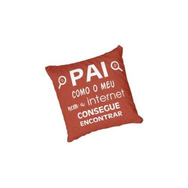 Imagem de Almofada com enchimento Nem a Internet Consegue Encontrar -20x20cm - C