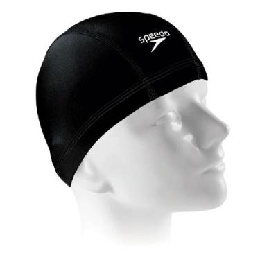 Imagem de Touca de Natação Infantil Speedo Xtrafit Junior Preto, Preto, Único
