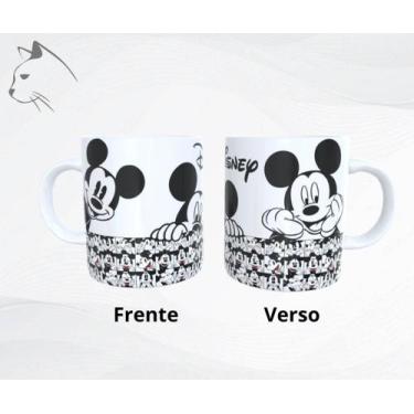 Imagem de Caneca de Cerâmica -  Mickey desenho Preto e branco - LIVE