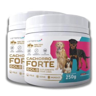 Imagem de Suplemento Cachorro Forte Gold 2 Potes 250g cada