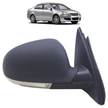 Imagem de Retrovisor Externo Jetta 2007 A 2010 Jetta Variant Elétrico Com Pisca 
