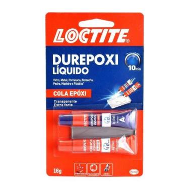 Imagem de Cola Epóxi Durepoxi Liquido Incolor 16g Loctite
