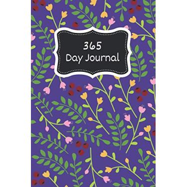Imagem de 365 Day Journal - One Page A Day | Lined | Undated | 6x9 Daily Diary | Flower Pattern Cover: Daily Diary for 365 days of Journaling. Gift for Family and Friends