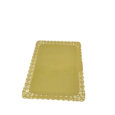 Imagem de 5 Bandejas Retangulares Suporte Para Bolos Doces 28 X 34cm (Branco)