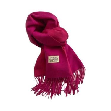 Imagem de Cachecol de Caxemira Dupla Face - Pashmina Quente para Inverno, Dfp022