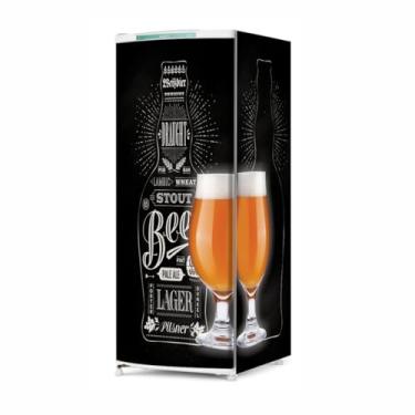 Imagem de Adesivo Envelopamento Geladeira Frente Lados Whisky Cerveja frases bebidas varios temas (BE169 BEER CHOPP)