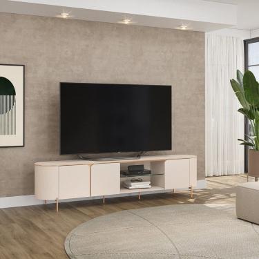 Imagem de Rack para Tvs até 75 Polegadas 57x241x45x Cm Off White