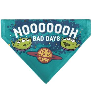 Imagem de Bandana para animais de estimação Disney Toy Story Aliens NOH Bad Days Pizza Planet Pose Blues Gola única