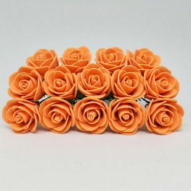 Imagem de Mini Rosas de EVA Rosinha  Raminhos com Flores Delicadas para Decoraçã