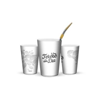 Imagem de Conjunto Para Tereré Com Copo Multiuso Branco