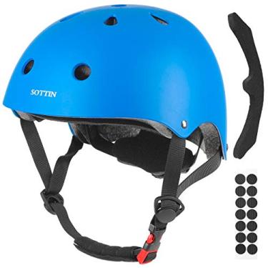 Imagem de Capacete infantil, capacete de bicicleta infantil, capacetes multiesportivos, capacete de bicicleta ajustável para meninos e meninas