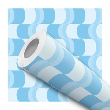 Imagem de Papel De Parede Vinílico Provençal Branco Efeito Visual 3D Sala - Baza