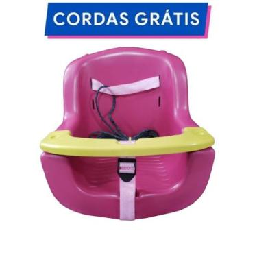 Imagem de Balanço Infantil Suspenso Teto Bebê Plástico P/ Crianças - Cia do Pula