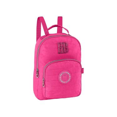 Imagem de Mini Mochila Crinkle Escolar Rebecca Bonbon Juvenil Rosa