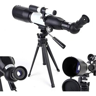 Imagem de ZYHSIJOBAS Ultra HD, telescópios, telescópios para adultos, monóculos astronômicos de alta definição com tripé e localizador para adultos iniciantes, branco bom