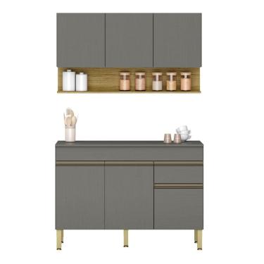 Imagem de Conjunto de Armarios Modulados Line com 6 Portas e 1 Gaveta
