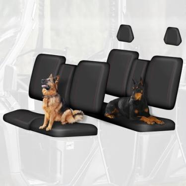 Imagem de BORDAN UTV Capas de assento impermeáveis para CFMOTO Uforce 1000 XL 2022 2023 2024, capas de assento resistentes 1680D UTV para Uforce 1000 XL proteção total, preta (11 peças)