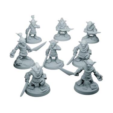 Imagem de Miniaturas Goblins Rpg Tabuleiro Dungeons & Dragons 8pçs - CKG3D