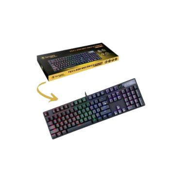 Imagem de Teclado Gamer Bright Gtc560 Qwerty Preto 8 Cores