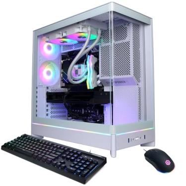 Imagem de CyberPowerPC Gamer Xtreme VR Gaming PC, Intel Core i7-14700KF 3,4GHz, GeForce RTX 5070 Ti 16GB, 32GB DDR5, SSD PCIe 4.0 de 2TB, Pronto para WiFi e Windows 11 Home (GXiVR8680A10)