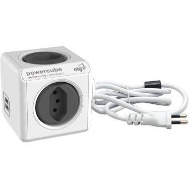 Imagem de Adaptador Benjamim Múltiplo Powercube Pwc-x4u/3m Bivolt Elg