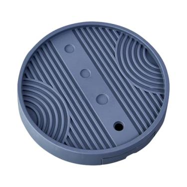 Imagem de IEUDNS Suporte para plantas com rodas, diâmetro interno de 26,5 cm, suporte para vasos de plantas, palete com rodas para pátio, área interna e externa, loja, Cinza