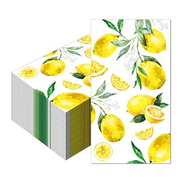 Imagem de 40 guardanapos de papel florais aquarela, guardanapos florais para convidados, toalhas de mão descartáveis de flores silvestres vintage papel decorativo para banheiro, casamento, festa de aniversário