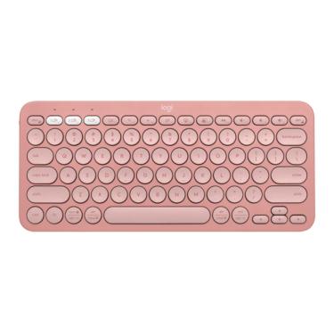 Imagem de Teclado Logitech Pebble Keys 2 K380s Bluetooth S/Fio Rosa